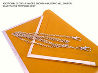 A-SHU OVERSIZED SILVER METAL ENVELOPE CLUTCH BAG WITH LONG CHAIN SHOULDER STRAP - A-SHU.CO.UK