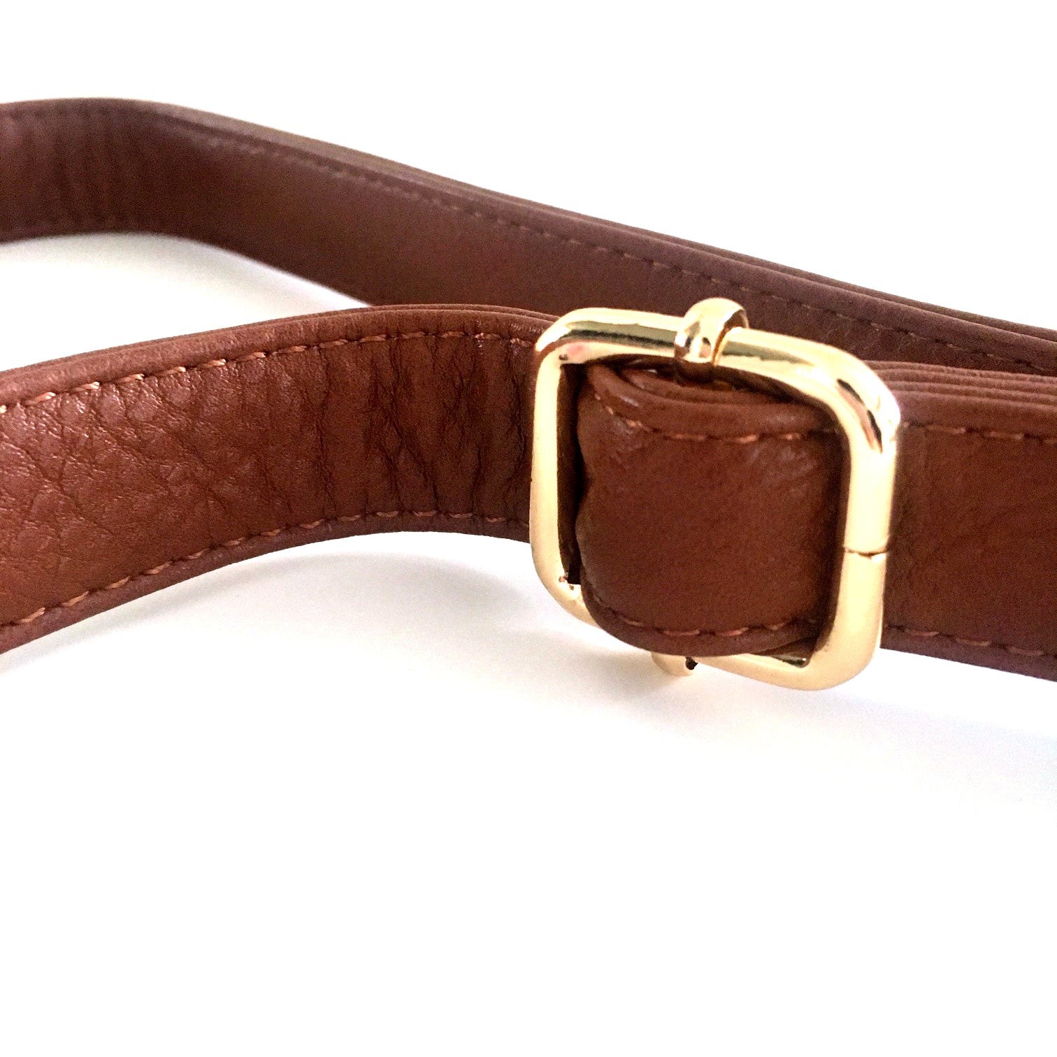 A-SHU PLAIN CURVED TAN MULTI COMPARTMENT CROSS BODY SHOULDER BAG - A-SHU.CO.UK