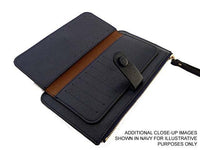 A-SHU PURPLE SLIM LINE MULTI-COMPARTMENT PURSE WITH WRIST STRAP - A-SHU.CO.UK