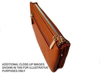 A-SHU SMALL MULTI-COMPARTMENT CROSS-BODY PURSE BAG WITH WRIST AND LONG STRAPS - GREEN - A-SHU.CO.UK