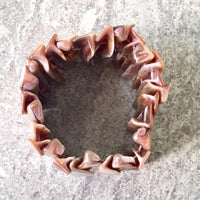 A-SHU ABALONE SHIMMERING SEA SHELL WIDE CUFF BEACH BRACELET - A-SHU.CO.UK